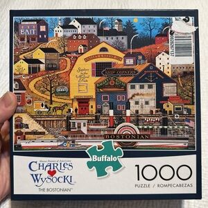 Buffalo Charles Wysocki ‘The Bostonian’ 1000 Pc Jigsaw Puzzle #91400 COMPLETE!